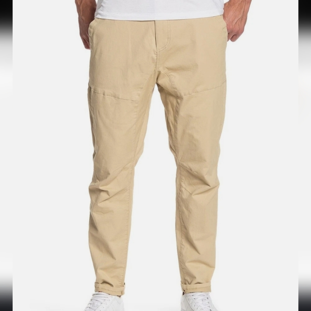 WESC Montauk Engineered Chino Pants 7 Pocket White Pepper Men Large Women Med